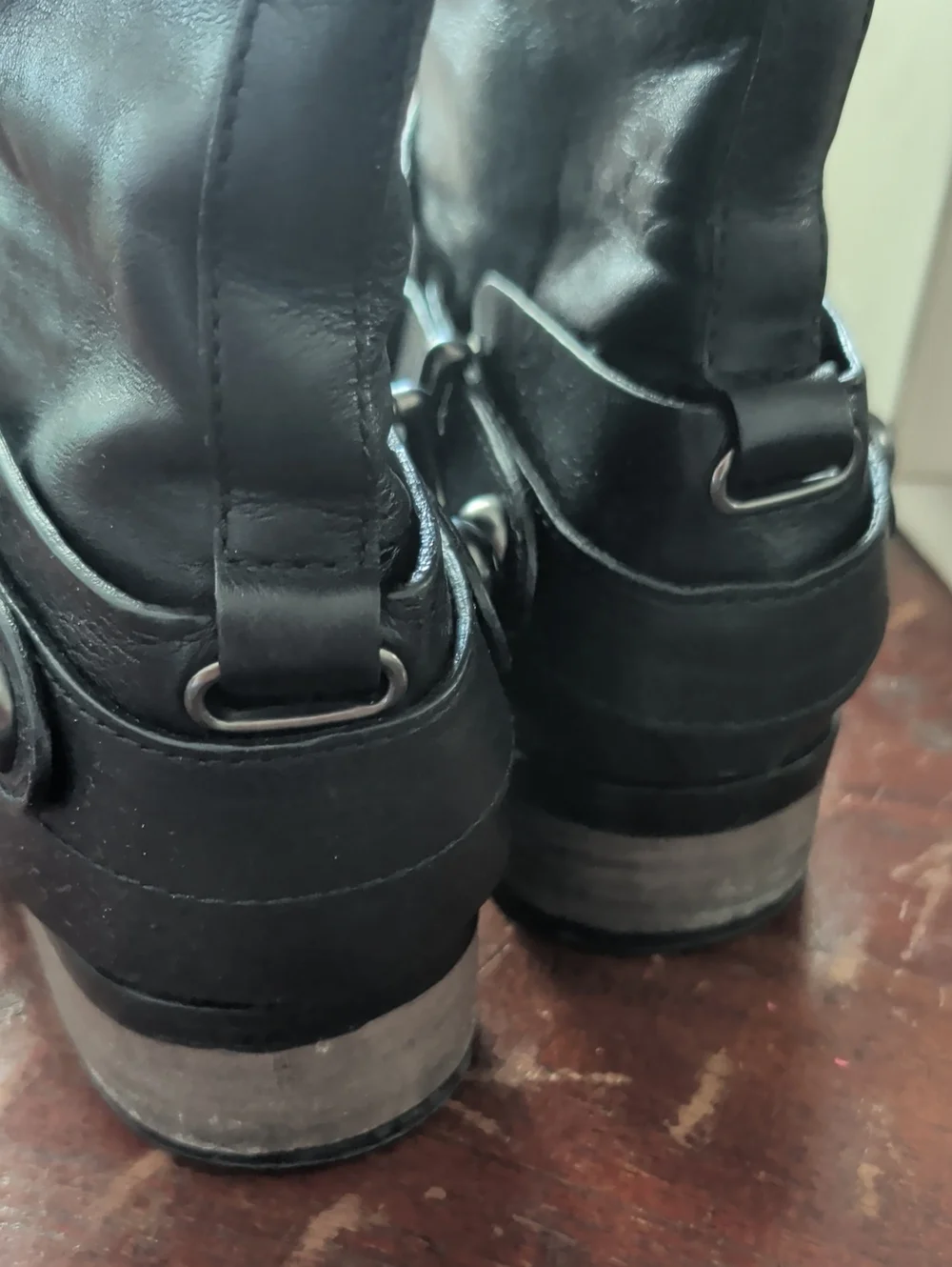 Coach Black  Leather Riding Boots